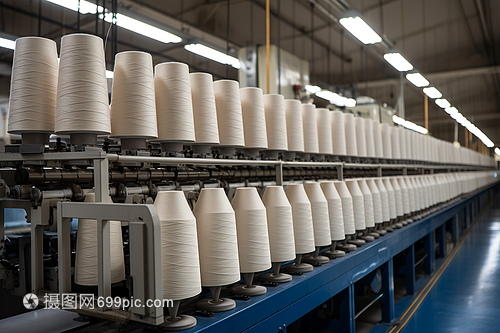 工廠中的紗線 從原料到成品，紡織工業(yè)的隱形服務(wù)脈絡(luò)